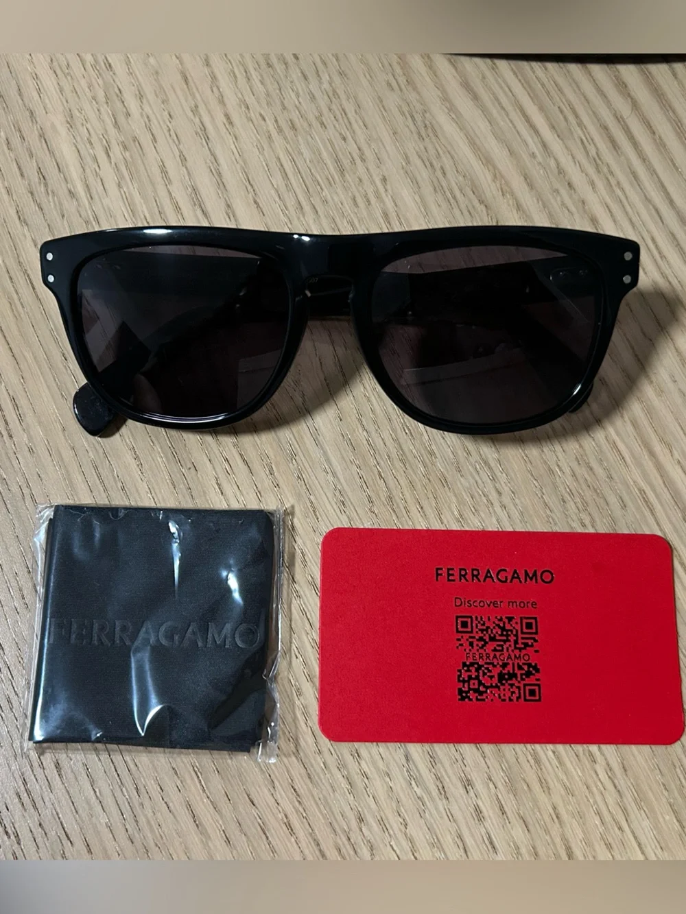 Salvatore Ferragamo Black SF111S Sunglasses